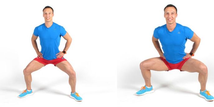 Plie squats axuda a aumentar eficazmente a potencia dun home