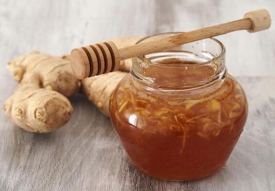 O mel natural combinado coa raíz de xenxibre aumenta a eficacia