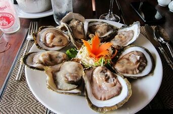 As ostras como un dos produtos máis eficaces para aumentar a potencia